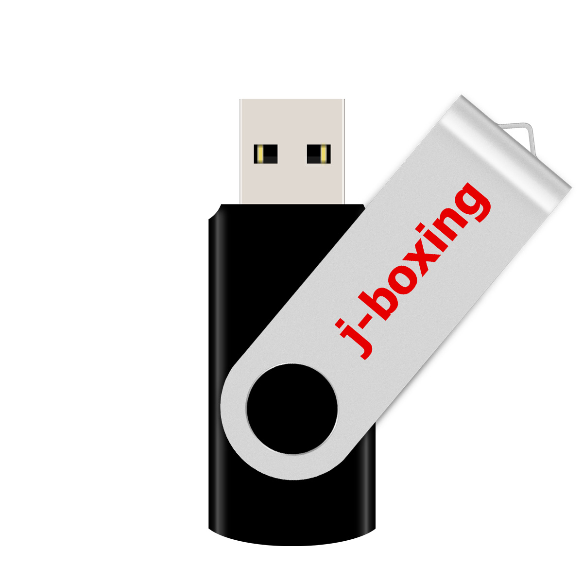 J-boxing metal preto rotativo 32gb usb 2.0 flash drives 32gb flash pen drive armazenamento de polegar memória vara suficiente para pc laptop macbook tablet