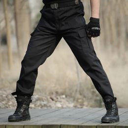 Zwarte Militaire Tactische Cargo Broek Mannen Leger Joggingbroek Heren Werken Overalls Casual Broek Pantalon Homme CS 240111