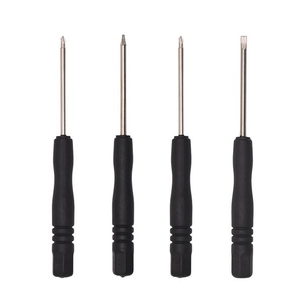 Mini tournevis noir 0.6Y 0.8 Pentalobe 1.5 2.0 Phillips 2.0 fendu 2.0Y Torx T5 T6 pour réparation d'outils d'ouverture de téléphone portable 2000 pièces/lot