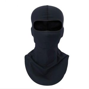 Cagoule de moto noire, cache-cou de sport pour motard, protection solaire, couvre-chef, masque complet, couvre-chef 260A