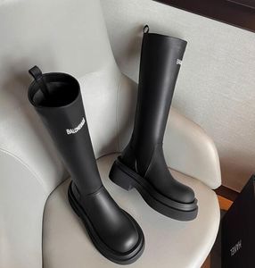 Black Napa Leather High Heel Boots Fashion Designer damesschoen gebeeldhouwd met hoge hakken korte laarzen damesmode laarzen