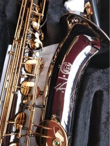 Black Nickel With Gold Keys Low A, Bari Sax Musical Instruments Professional Baritone saxophone, UPS Shipping