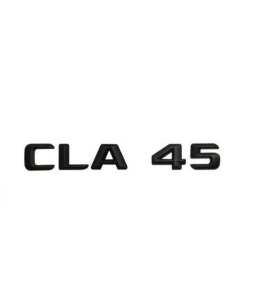 Black Numbers Letters Trunk Emblem Sticker pour Mercedes Benz CLA Classe AMG CLA453202551