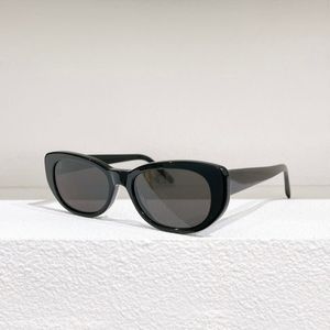 Lunettes de soleil ovales noires gris foncé 316 femmes hommes lunettes en forme d'oeil de chat lunettes de soleil UV400 lunettes 3080