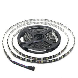 Black PCB 5050 RGBW RGB + Warm Wit/witte LED -strip IP65 Waterdichte RGBW Mixed Color DC12V 60LED/M