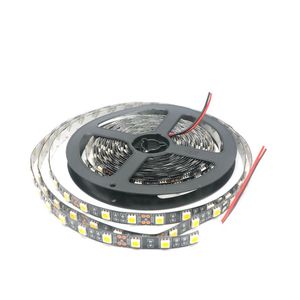 Tira LED PCB negra 5050 IP20 IP20 no resistente al agua DC12V 60LED/m 20 carretes/lote luz LED Flexible 100 metros