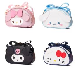 Black Pink White Melody PU One Housing Bag Girl Lindo Soft Accessories Messager Bags con cremallera 4 colores