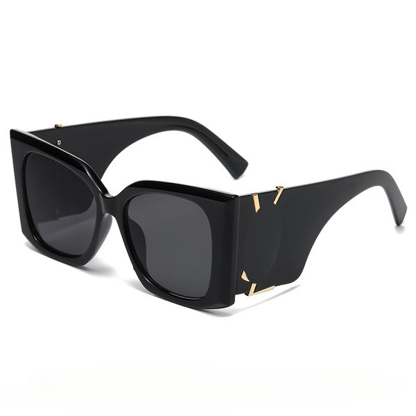 Lunettes de soleil polarisées noires Designer Femme Lunettes de soleil pour hommes Lunettes de marque Lunettes pour hommes Voyage Petit cadre Lunettes de soleil Lunettes d'extérieur