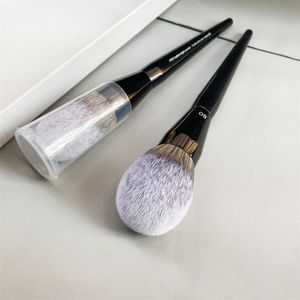 Black Pro Bronzer Brush # 80 - Extra Grote Ronde Domed Soft Brisstes Powder Beauty Cosmetics Tool