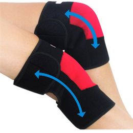 Genouillères en Tourmaline avec Logo noir, rouge et bleu, genouillères à haute élasticité pour le traitement de l'arthrite, pour le sport, maintien au chaud, ceinture de soutien pour le coude