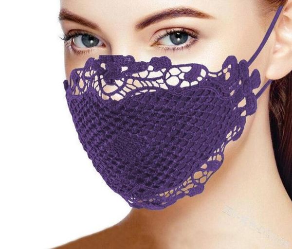 Noir Rouge Lacets Plaid Bouche Masques Muti Couleurs Lavable Mascarilla Coton Noir Violet Respirable Mascherine Réutilisable Mode Femme Dame