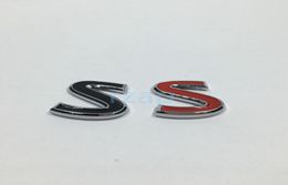 Badge autocollant avec Logo S en métal noir et rouge, emblème latéral de garde-boue de voiture, pour Infiniti Q50 Q50L G37 G25 FX35 FX377204215