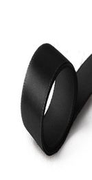 Ruban noir 112 pouces Solide Grosgrain 10 15 Ribbons de 25 mm par la cour Grosgrain Bows Hair Bow Hairwow Supplies 25yards7826074