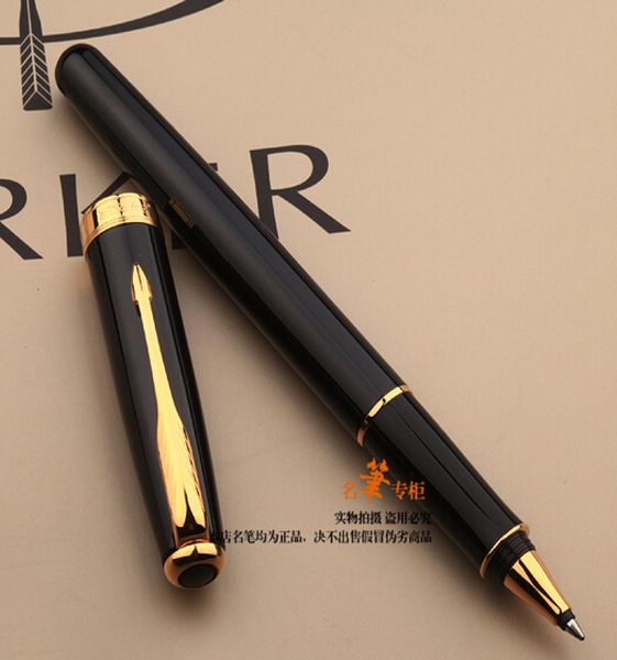 Robador negro Roller Pen Ink Cobre de 05 mm Firma Pen Pen Regalos Escritura de regalos Proveedores de la oficina de la escuela Pationery3246637