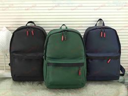 Noir bleu Royal vert Double épaule sac de mode concepteur porter sur ordinateur portable sac à dos sacs d'école sac de voyage de luxe