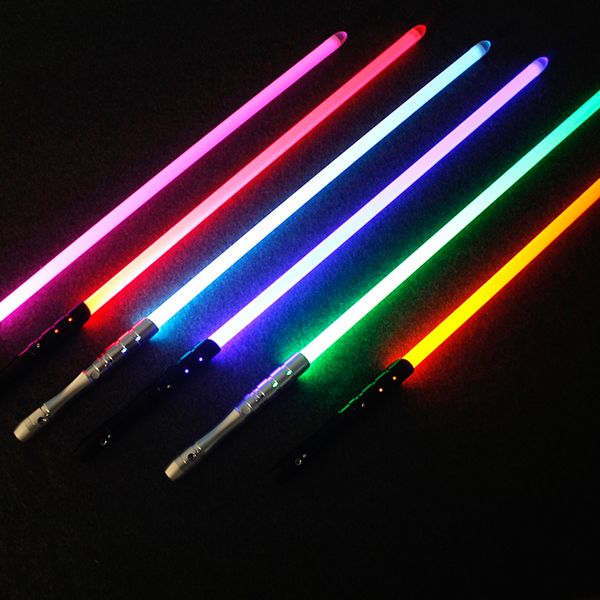 Black Series 3 SoundFonts sable de luz RGB Cambio de duelo Foc Metal Hilt FX Force Blaster Light-up Láser