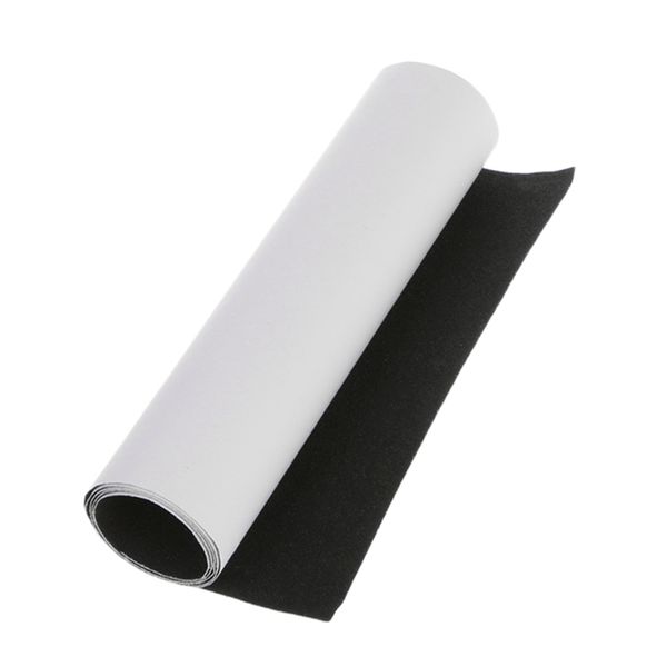 Planche à roulettes noire Deck Professinal EC-Grip Grip Tape pour Skate Board Decks 81*22cm Papier abrasif étanche FT109