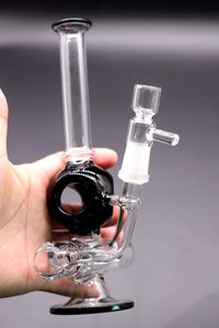 Zwarte schedel Vorm Waterpijp Bong Glas Dab Rig Water Bongs Rook Pijpen 8-10 Inch Hoogte 14.4mm vrouwelijke Joint met Quartz Banger