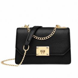 Black Small Handbags For Women New 2023 Luxury Brand Chain épaule Sacs à bandoulière pourdies Bolsas Feminina Y57P