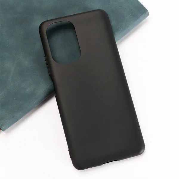 Funda de teléfono móvil de TPU mate de silicona suave negra para Redmi 12C 11A Poco C55 A1 A2 Plus Poco C50 C51 4G K50 Pro K40S, funda a prueba de golpes