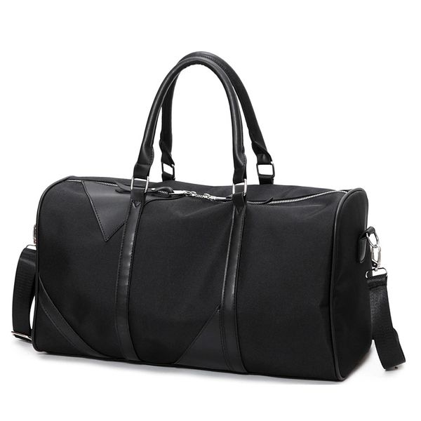 Bolso de gimnasio deportivo negro para mujer, bolso de mano Oxford resistente al agua, bolsos de hombro tipo bandolera, bolso de viaje de lona Winmax Q0705