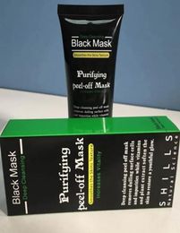 Black Suction Mask Anti-Aging 50ml SHILLS Deep Cleansing purifying peel off Remove blackhead Peel Masks DHL free