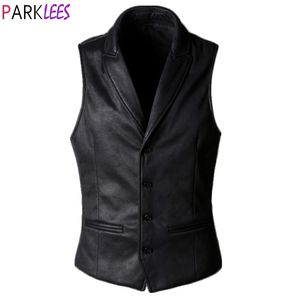 Daim noir gilet hommes automne nouveau Slim Fit col en V sans manches gilets gilet hommes mode décontractée Chalecos Para Hombre S-3XL 201106