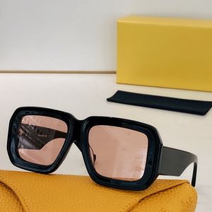 Gafas de sol negras para mujer de alta calidad Lw 40080 Gafas de sol de diseñador hombres famosos de moda Clásico retro marca de lujo gafas de sol de diseñador de moda