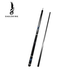 Black Technology Pool Cue Arbre en fibre de carbone 1/2 Split Cue 8 couches Pigskin 12,4 mm Taille de pointe 18,5 oz 147 cm Billard Cue 240403