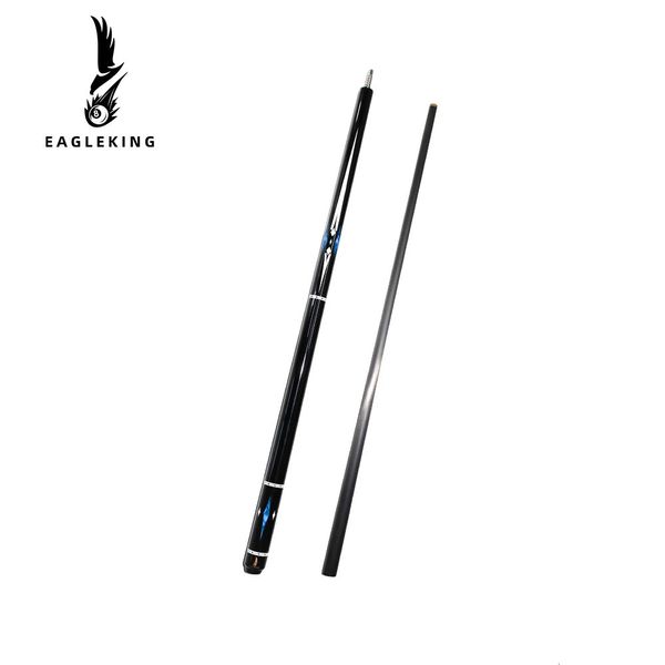 Black Technology Pool Cue Arbre en fibre de carbone 1/2 Split Cue 8 couches Pigskin 12,4 mm