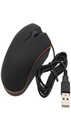 Black USB Mouse Wired Gaming 1200 DPI Optical 3 Buttons Game Game pour PC ordinateur portable Computer9324321