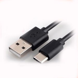 Zwarte USB3.1-kabel, snellaadkabel, typec multifunctionele datakabel,