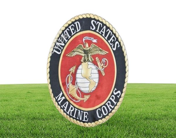Black USMC Marines Marine Corps Emblem Flag 3ft x 5 pies Panner de poliéster Flying 150 90cm Bandera personalizada al aire libre5932595