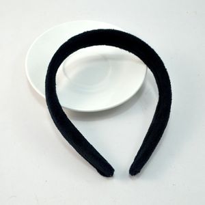 Zwart Velvet Hoofdband 2.5cm Super Zachte Doek Hoofdband DIY Cartoon Kaart Maatwerk GRATIS schip DHL 100