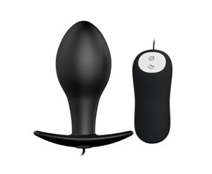 Black Vibrate Butt Plug anal vibrator sexe toys for women 12 modes vibration puissante produits sexuels adultes 6899516
