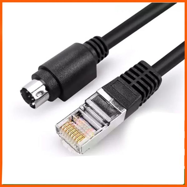 Câble de commande de caméra vidéo noir, câble de port série Visa 8 broches vers RJ45, câble de signal RS232