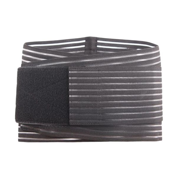 Ceinture de soutien de taille noire, ceinture lombaire inférieure, Double dos réglable