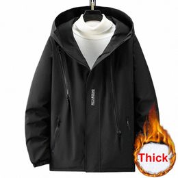 Zwart Waterdichte Parka Mannen Winter Warme Dikke Windscherm Jas Plus Size 10XL 12XL Winter Cam Jas Jas Mannelijke Big Size 12XL M2BE #