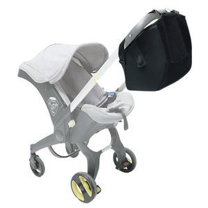 Zwarte waterdichte wandelwagen multifunctionele onderdelen populaire accessoires doona draagbaar met luiertas veiligheidscompatibel doona foofoo kinderwagen opslag ba68 C23