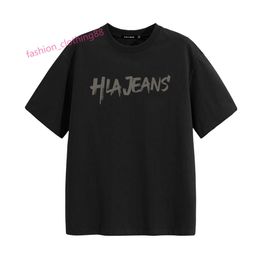 Blale Whale Hailan Homes Brand Trendy T-shirt à manches courtes en coton pur