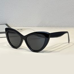 Lunettes de soleil œil de chat noir blanc/gris 04YS femmes lunettes de soleil gafas de sol Sonnenbrille Shades UV400 lunettes avec boîte
