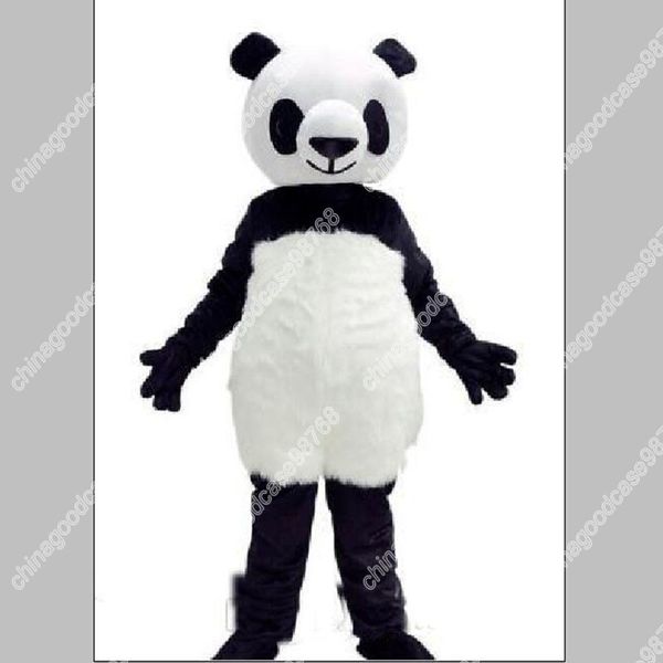 BlackWhite Panda Props Mascot Costume Halloween Christmas Fancy Party Dress Personaje de dibujos animados Outfit Carnival Unisex Adults Outfit