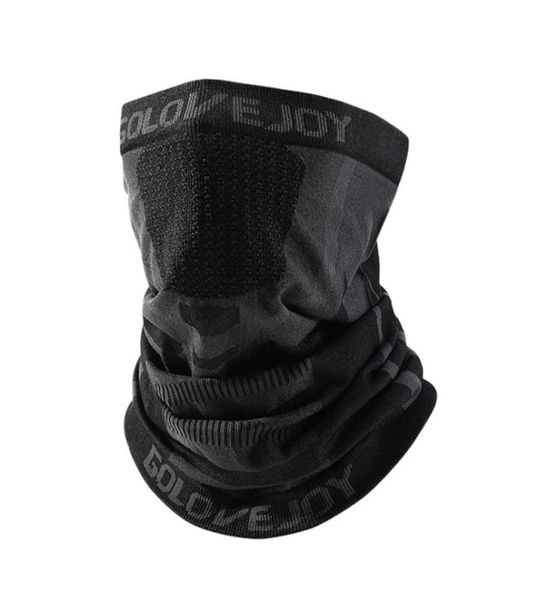 Black Winter Men Bandana al aire libre Protección contra la oreja a prueba de viento Calentador Medio mascarilla de mascarilla de mascarilla elástica de ciclismo elástico para el frío 2115432986