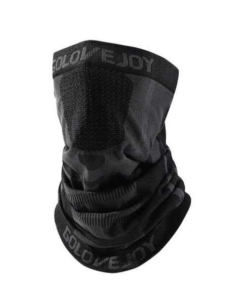 Pañuelo negro de invierno para hombre, protección para los oídos a prueba de viento al aire libre, calentador de cuello, polaina, media mascarilla, bufanda elástica para ciclismo para el frío 2118176764