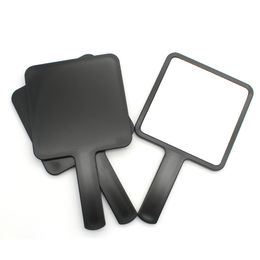 Zwart met handvat Leuke groothandel 5 stuks Kavel Custom Make Bulk Compact Mirror Travel Pocket Dame Gift Roze / Wit