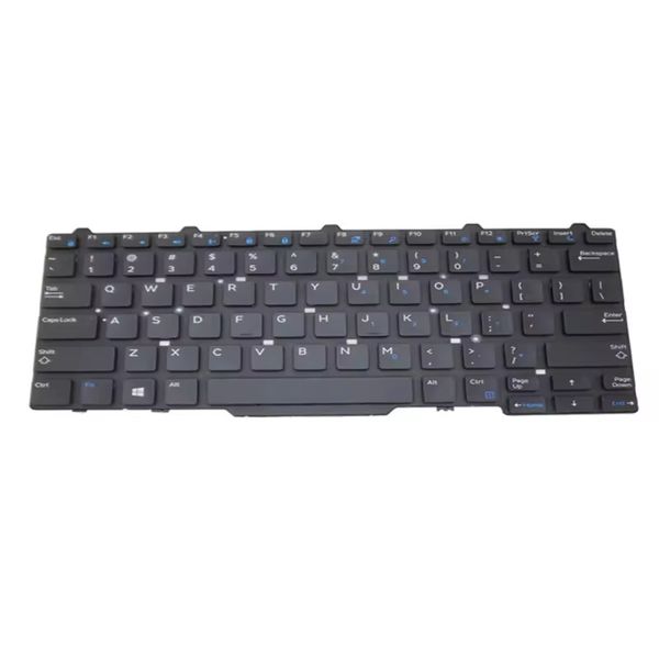 Black Without Frame Us Us English Clavier pour Dell pour latitude 3340 3350 SG-63000-XUA SN8230 9Z.NB2UW.A01 3340 Clavier pour ordinateur portable