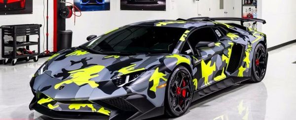 Black jaune gris urbain Night Camo Vinyl Car Wrap Film With Air Bubble Free Arctic Camouflage Graphics Car Autocollant de voiture 1.52x10m / 20m / 30m Rouleau