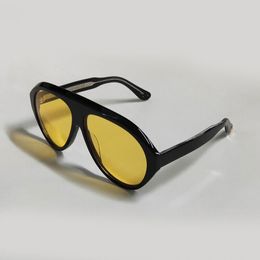 Zwarte gele piloot zonnebril voor vrouwen mannen tinten heren sunnies zonnebril gafas de sol uv400 brillen met doos