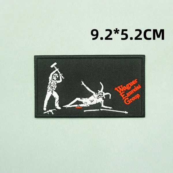 Les soldats pirates noircère frappent Target Tactical Broidered Patches Badge Badge Backpack avec un support de crochet pour les vêtements