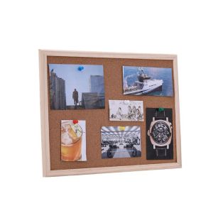 Tableaux noirs 30*40 cm planche à dessin en liège cadre en bois de pin tableaux blancs décoratifs pour la maison et le bureau
